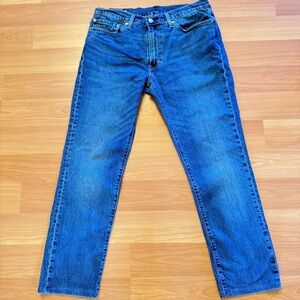 Levi’s Premium Men’s 511 Jeans Tag Size 34x32 Straight Leg Capital E On Red Tag